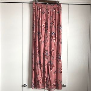 Floral maxi skirt